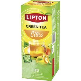 Lipton Grøn te med citrus, 25 breve