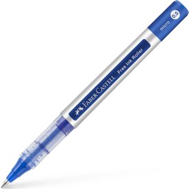 Faber-Castell Free Ink Rollerpen | F | Blå