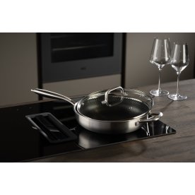 by Gaard Hexa Sautepande glaslåg, rustfristål, Ø28