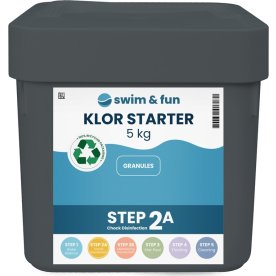 Swim & Fun Klorstarter, hurtigtopl. granulat, 5 kg