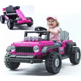 Elbil Azeno Transfomer Build, lyserød