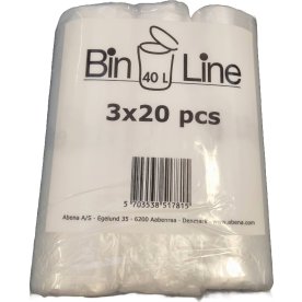 Spandeposer m/stjernebund 40L, 60x90cm, 10my, Klar