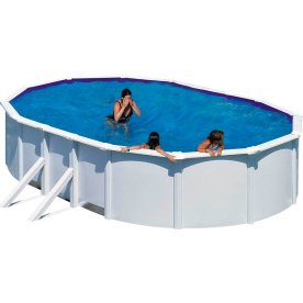 Swim & Fun oval pool 730 x 375 x 120 cm, hvid