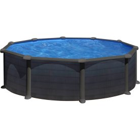 Swim & Fun rund pool Ø460 x 132 cm, grafit