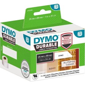 Dymo LabelWriter Durable etiketter str. 25 x 89 mm