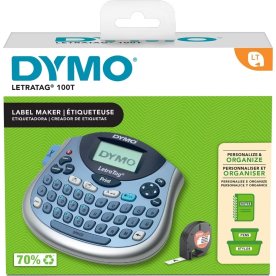 Dymo LetraTag 100T labelmaskine + 1 tape