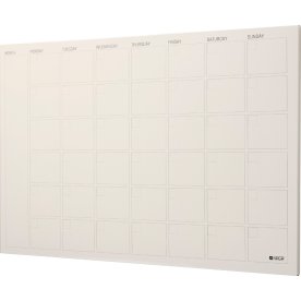 NAGA Magnetisk ståltavle, 90 x 60, månedstavle