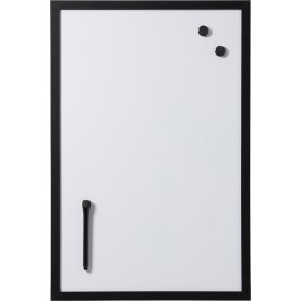 NAGA Magnetisk Whiteboard m/sort ramme, 40 x 60 cm