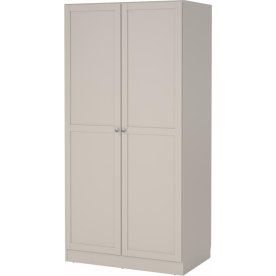 Coreline garderobeskab 2 døre, gråbeige