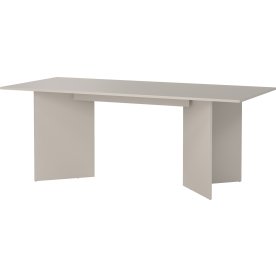 Serveline konferencebord 90x200, gråbeige