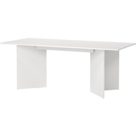 Serveline konferencebord 90x200, hvid