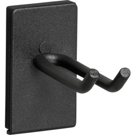 Værktøjskrog dobbelt smal, magnetisk, sort, 2 stk.