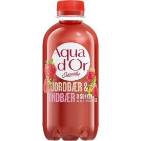 Aqua d'Or Sparkles Jordbær & Hindbær 0,3 L