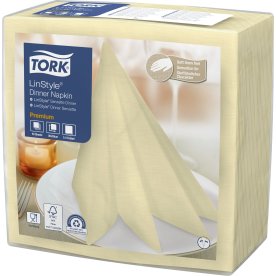 Tork Linstyle Middagsserviet, Champagne, 50 stk.