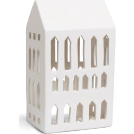 Kähler Urbania Lyshus Kirke H18 cm, hvid