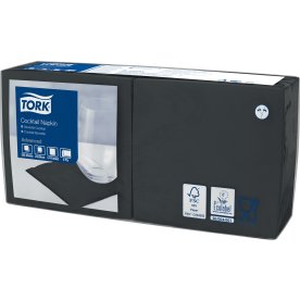 Tork Kaffeserviet, 2-lag, Sort, 200 stk.