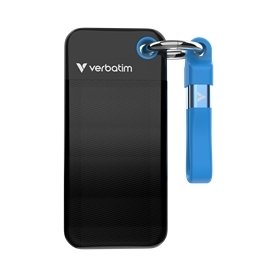 Verbatim USB nøglering 3.2 Gen 2 512GB, sort