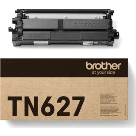 Brother TN627BK lasertoner, sort, 10.000 sider