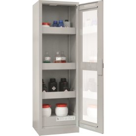 Kemiskab m/vindue til giftig kemi, 600x500x1950mm