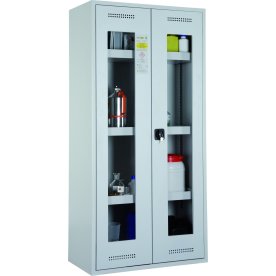 Kemiskab m/vindue til giftig kemi, 950x500x1950mm