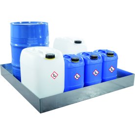 Hyldebakke til kemiskab, 1000x500 mm.