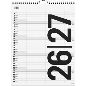 Mayland 26/27 Vægkalender, Black & White