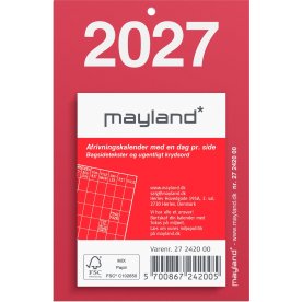 Mayland 2027 Afrivningskalender, lille