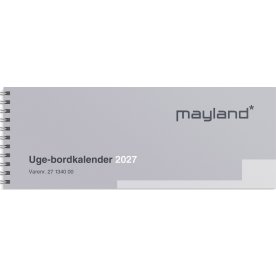 Mayland 2027 Bordkalender, Uge