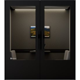 PhoneAlone Mødeboks, 4 pers., Sort