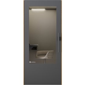 PhoneAlone Telefonboks, Grå/lys eg