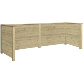 Plus Plank Renovationsskjuler, 4 spande, natur