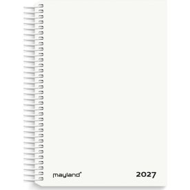 Mayland 2027 Dagkalender, hvid