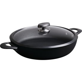 Scanpan Pro SB+ Sauterpande med glaslåg, 32 cm.