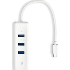 TP-Link 3-Port Hub & ethernet Adapter, USB-C