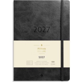 Mayland 2027 Kalender, Forma Deluxe A5, sort