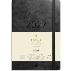 Mayland 2027 Kalender, Forma Deluxe A6, sort