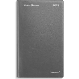 Mayland 2027 Kalender, Week Planner, vinyl, grå