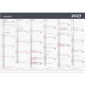 Mayland 2027 Kontorkalender, Moderne, A3