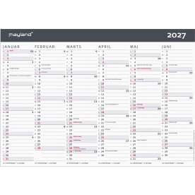 Mayland 2027 Kontorkalender, Moderne, A4