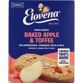 Elovena Biscuit Æble og Toffee, 300 g