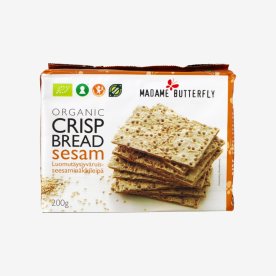 Madame Butterfly Øko knækbrød med sesam, 200 g