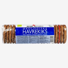 Madame Butterfly Øko Havrekiks m. chokolade, 250 g