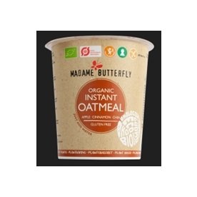 Madame Butterfly Øko havregrød Æble-Kanel, 55 g