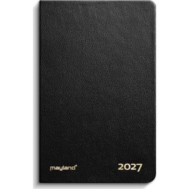 Mayland 2027 Lommekalender, kunstskind, sort