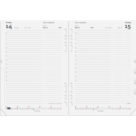 Mayland 2027 System A5 Ugekalender, tværf. refill