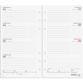 Mayland 2027 System PP Ugekalender, tværf. refill