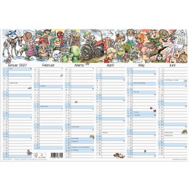 Mayland 2027 Vægkalender m. illustrationer