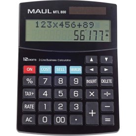 Maul bordlommeregner MTL 800, sort