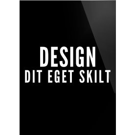 Skilt | Rektangel | 12,8 x 17,9 cm
