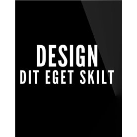 Skilt | Rektangel | 25,5 x 20,3 cm